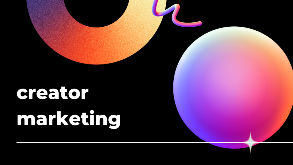 creator marketing category graphic